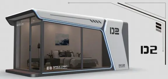 Natatanging karanasan sa kamping na dinala ng space capsule