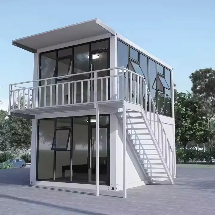Prefab office container onsite